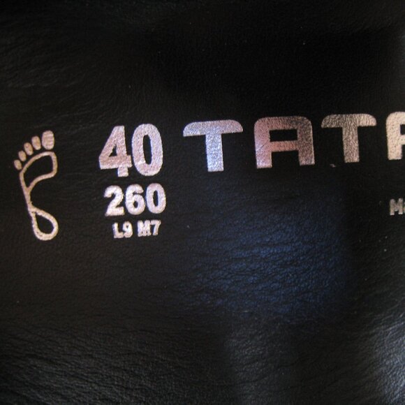 Tatami by Birkenstock Exquisite ADANA, like GIZEH. Black Leather 40 R US W 9 M 7 - Picture 8 of 8